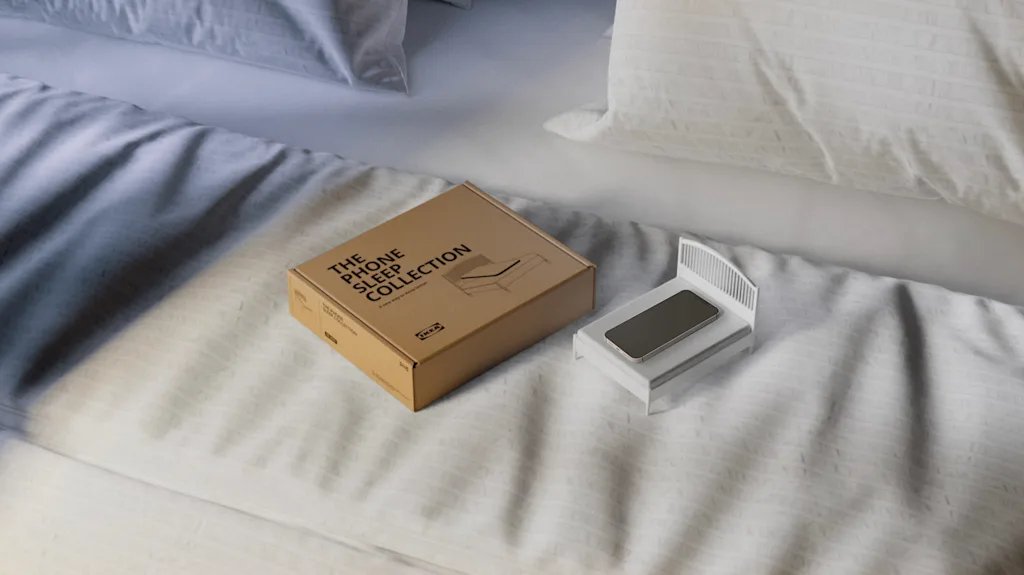 Ikea just made a mini bed for your phone