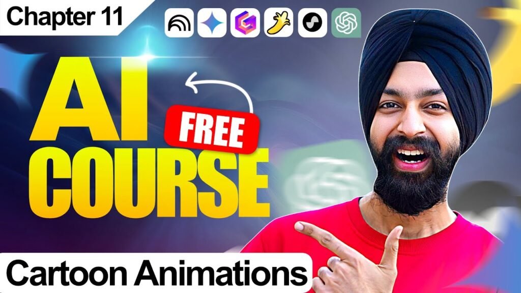 Free AI COURSE for Beginners – Class 11 - Cartoon Animations - Explained Easy #course #ai