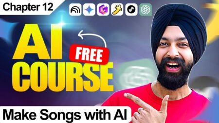 Free AI COURSE for Beginners – Class 12 - Create Songs with AI - Explained Easy #course #ai
