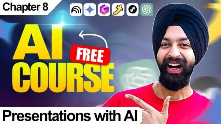 Free AI COURSE for Beginners – Class 8 - Presentations with AI - Explained Easy #course #ai