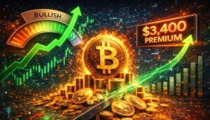 Bitcoin Enters Bull Regime As Taker Flow Surge Drives $3,400 Premium