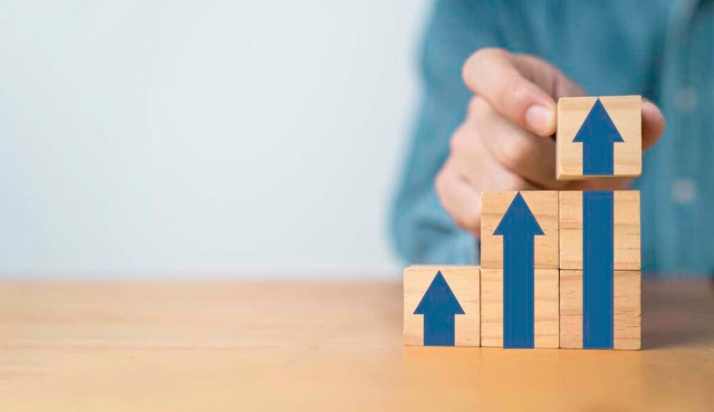 rewrite this title in other words: 1 Dynamic Dividend Stock Down 15% to Buy Now and Hold for Decades up arrow on wooden blocks