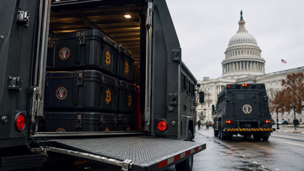 rewrite this title in other words: US lawmakers push new Strategic Bitcoin Reserve act to secure $25 billion federal stash US lawmakers push new Strategic Bitcoin Reserve act to secure $25 billion federal stash