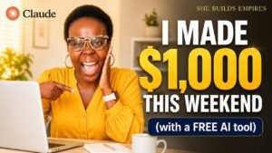 How Claude AI Helped Me Make $1000 in One Weekend (Step by Step)