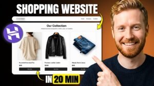 How to Build an Ecommerce Website with AI for Beginners