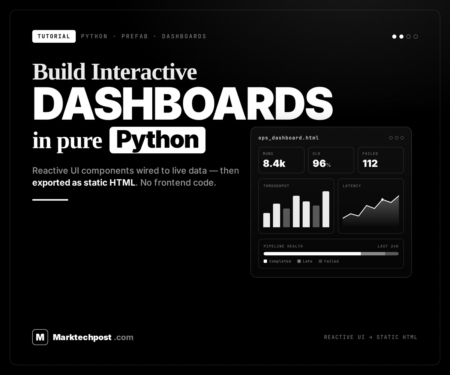 How to Design Python-First Interactive Dashboards with Prefab Reactive UI Components and Static HTML Export How to Design Python-First Interactive Dashboards with Prefab Reactive UI Components and Static HTML Export