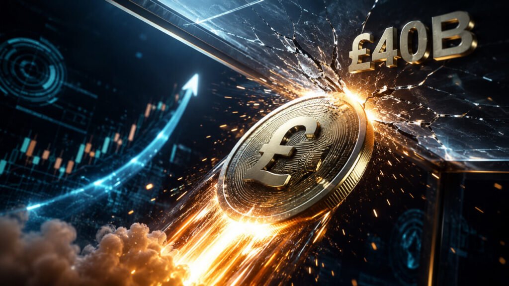 rewrite this title in other words: British pound stablecoins capped to $53B ceiling as Bank of England sets out stablecoin rules Liam 'Akiba' Wright