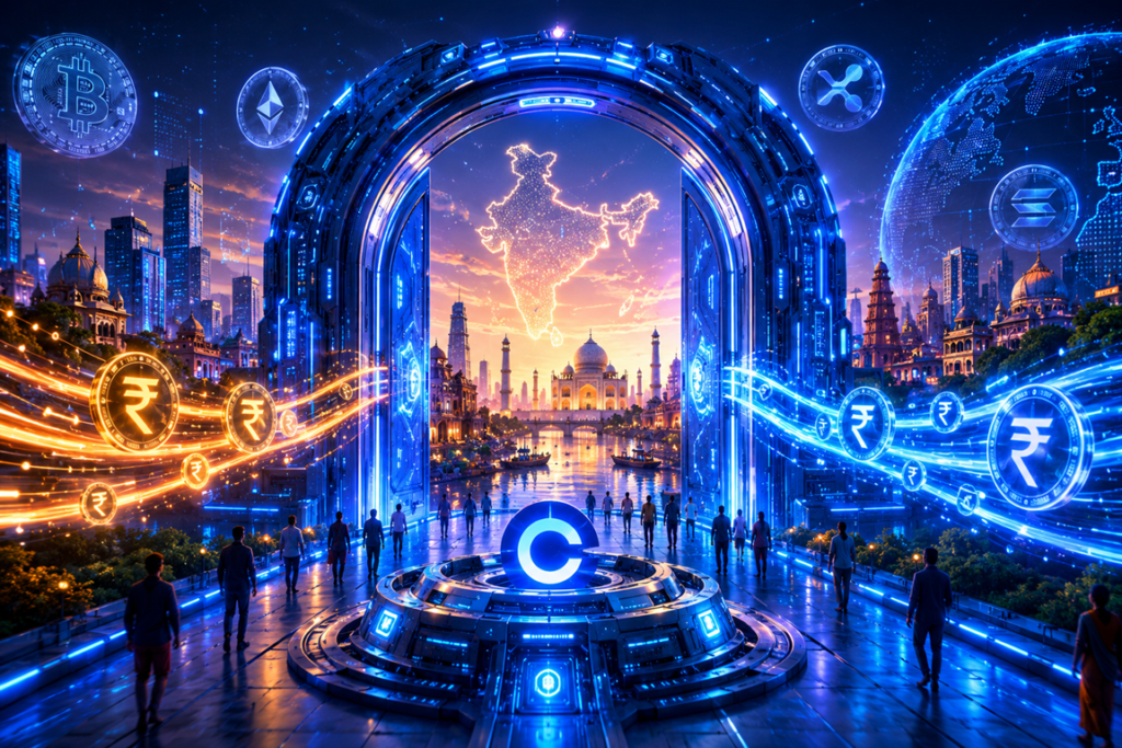 rewrite this title in other words: Coinbase Takes Next Step In India With Direct INR Support Coinbase India