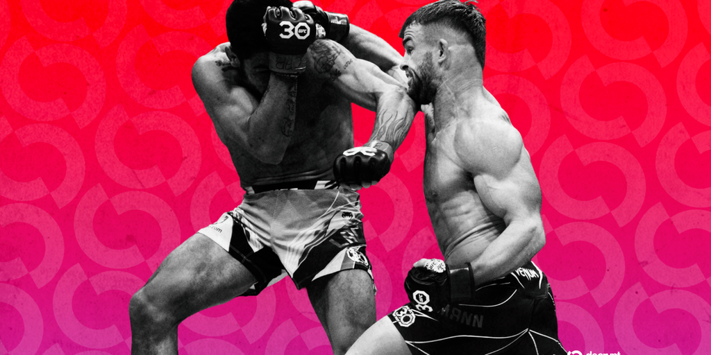 rewrite this title in other words: How Crypto Firms Will Own the Octagon at Trump’s White House UFC Event Decrypt logo
