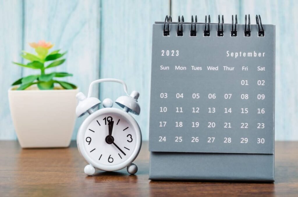 rewrite this title in other words: The 6% Dividend Stock That Pays Every. Single. Month monthly calendar with clock