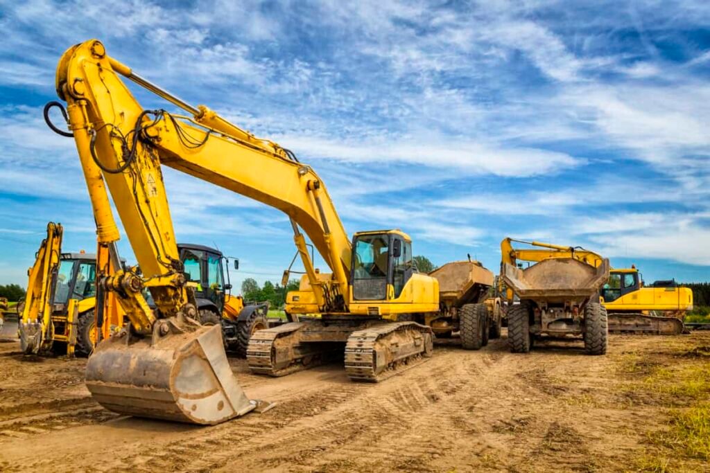 rewrite this title in other words: 2 Stocks for Canada’s Infrastructure Spending Boom heavy construction machines needed for infrastructure buildout