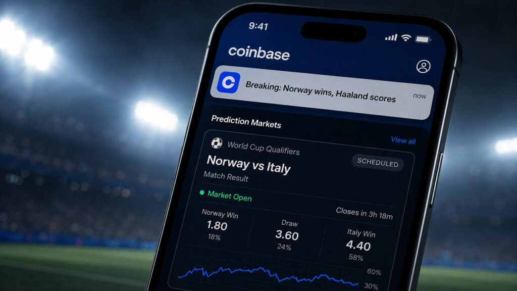 rewrite this title in other words: Coinbase World Cup error shows prediction markets still have a proof problem Coinbase app displaying a false World Cup alert that exposed the proof gap in prediction marketsCoinbase app displaying a false World Cup alert that exposed the proof gap in prediction markets
