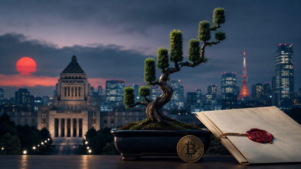 rewrite this title in other words: Japan passes the crypto law traders wanted but its 20% tax could still wait until 2028 Liam 'Akiba' Wright
