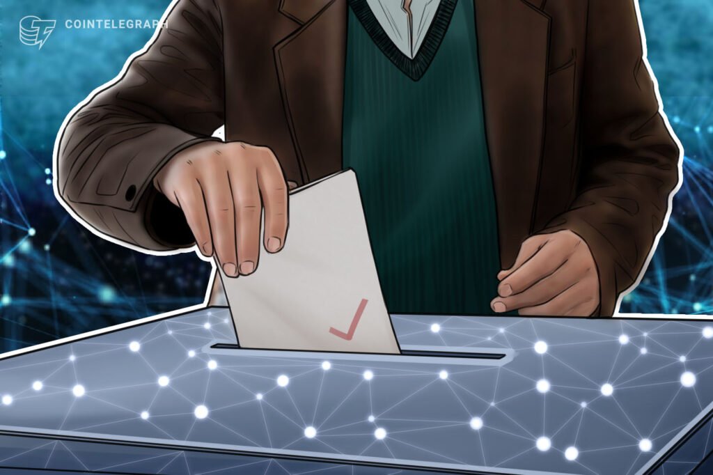 rewrite this title in other words: Solana Community Lead Enters UK By-Election With Onchain Transparency Pledge Cointelegraph