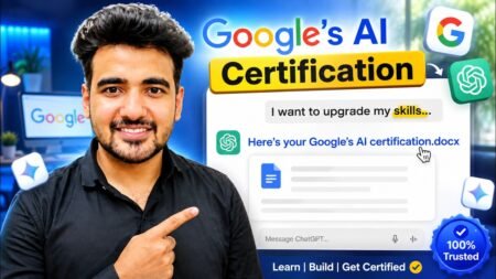 Google’s 8 Hour AI Certification Course for Beginners in 8 mins