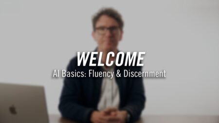 Welcome to the Course // AI BASICS Welcome to the Course // AI BASICS