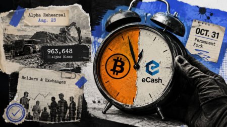 eCash fork: Alpha live, Oct. 31 mainnet deadline remains