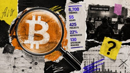 rewrite this title in other words: Bitcoin’s AI security sprint found 6,700 issues in 55 hours, but no one knows how many are real Liam 'Akiba' Wright