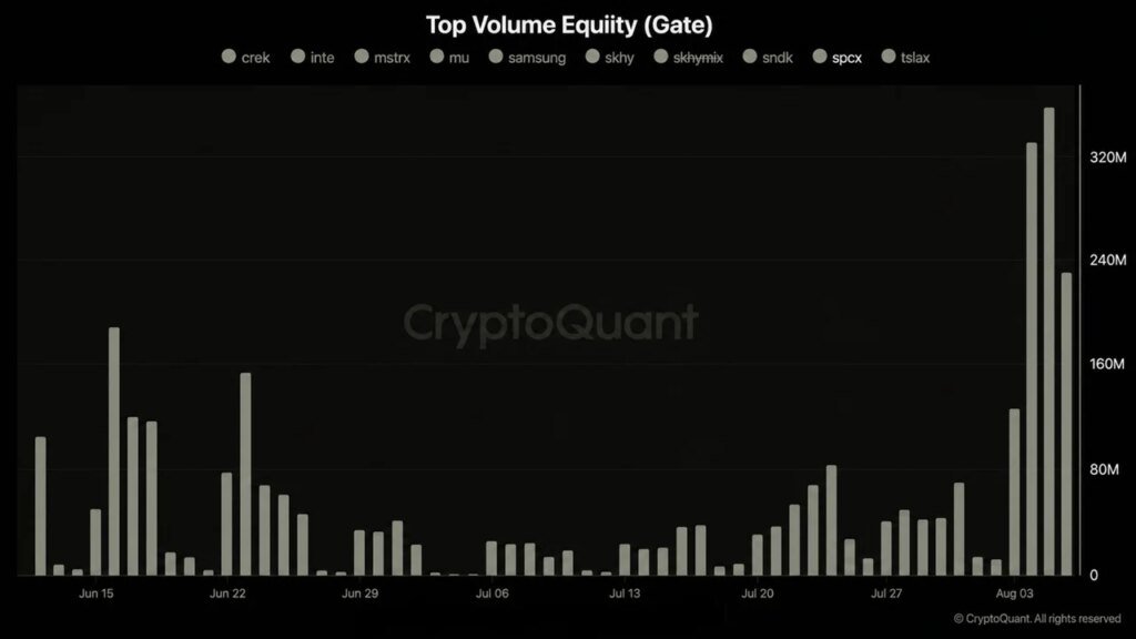 Musk's SpaceX Stock Rallies 6% as Tokenized Volume Hits $700M