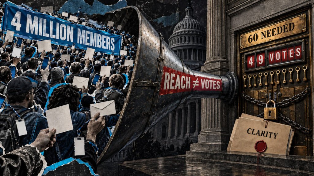 Stand With Crypto’s 4 million supporters couldn’t pass the CLARITY Act in the Senate.
