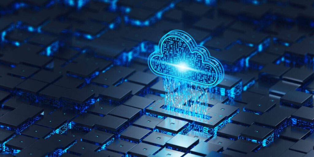 Top TSX Stocks to Buy at a Discount Right Now Illustration of data, cloud computing and microchips