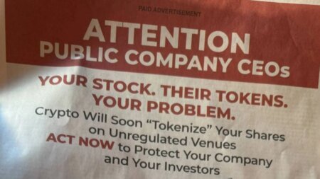 Crypto Leaders Criticize Deceptive WSJ Advertisement on Tokenization Hazards Crypto Leaders Blast Misleading WSJ Ad on Tokenization Risks